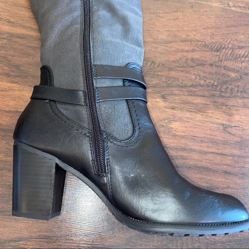 White Mountain Black Tall Boots - Picture 6 of 10